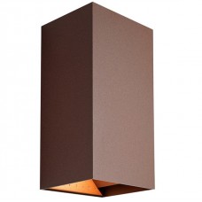 Φωτιστικό Επίτοιχο Απλίκα LED 20W 230V 2000lm CCT Αλουμινίου Σκουριά IP65 17-05200-4